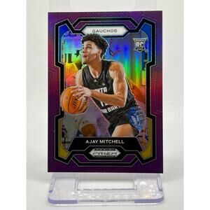 2024-25 Panini Prizm Draft Picks AJAY MITCHELL Rookie Purple Prizm 29/75 SP RC